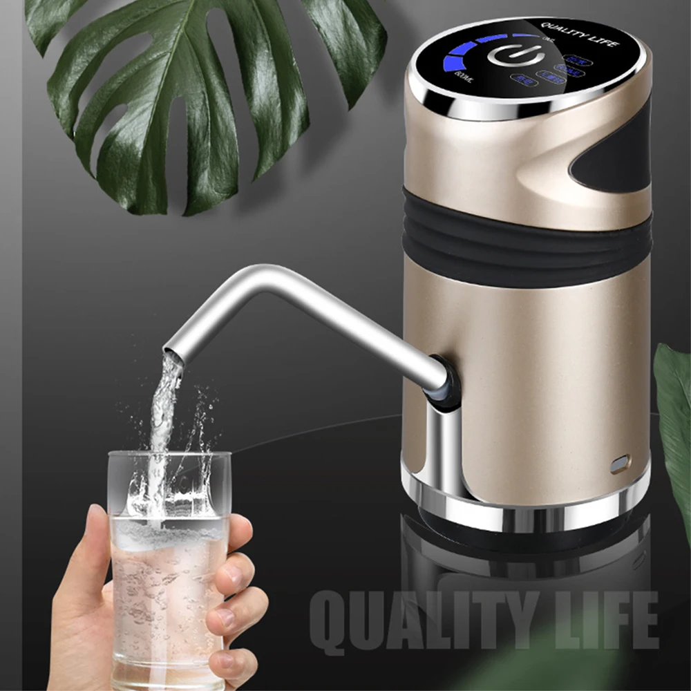 Бытовой автоматический диспенсер для воды Bott светодиодный ручной водяной пресс Интеллектуальный портативный диспенсер для воды светодиодный USB дисплей