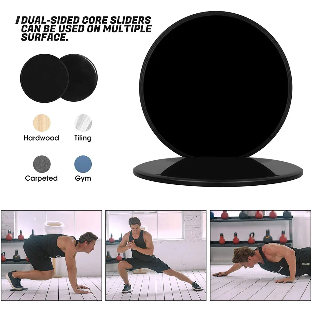 AB Wheel Roller Set with Push Up Bars Gliding Discs Jump Rope Hand Exerciser Pad Home Gym Workout Equipment for Body Training