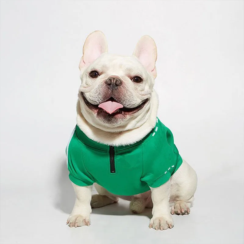Одежда для собак для маленьких свитер для собак для французских бульдогов Спортивная одежда для Мопс Йоркских щенков одежда для питомца одежда Прямая поставка PC1090