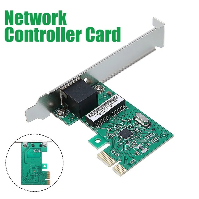 Pohiks 1 шт. 10/100/1000M Gigabit LAN Ethernet сетевой контроллер карты 2.5Gbs высокое Скорость PCI-E