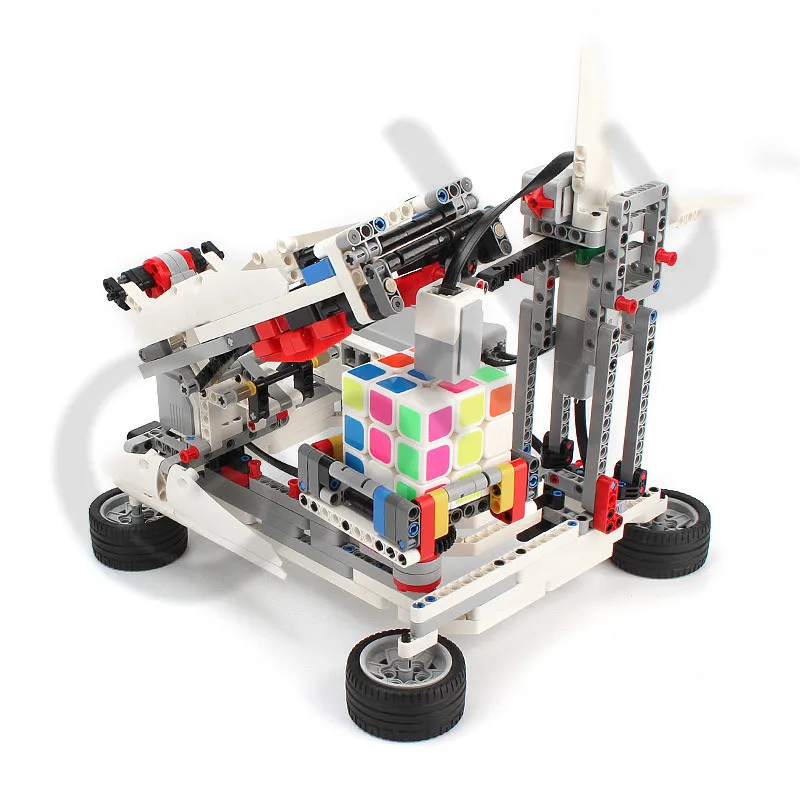 Najtaniej Seria programowania Technic roboty EV3 Model klocki zestaw edukacyjny STEAM kompatybilny z EV5 45544 robotyka DIY zabawki
