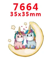 30 шт мультяшный персонаж плоское украшение из смолы PR 7143 - Цвет: 7664