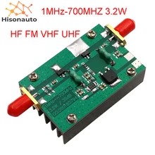 1 МГц-700 МГц 3,2 Вт усилитель HF fm VHF UHF FM передатчик широкоплоский усилитель высокой частоты