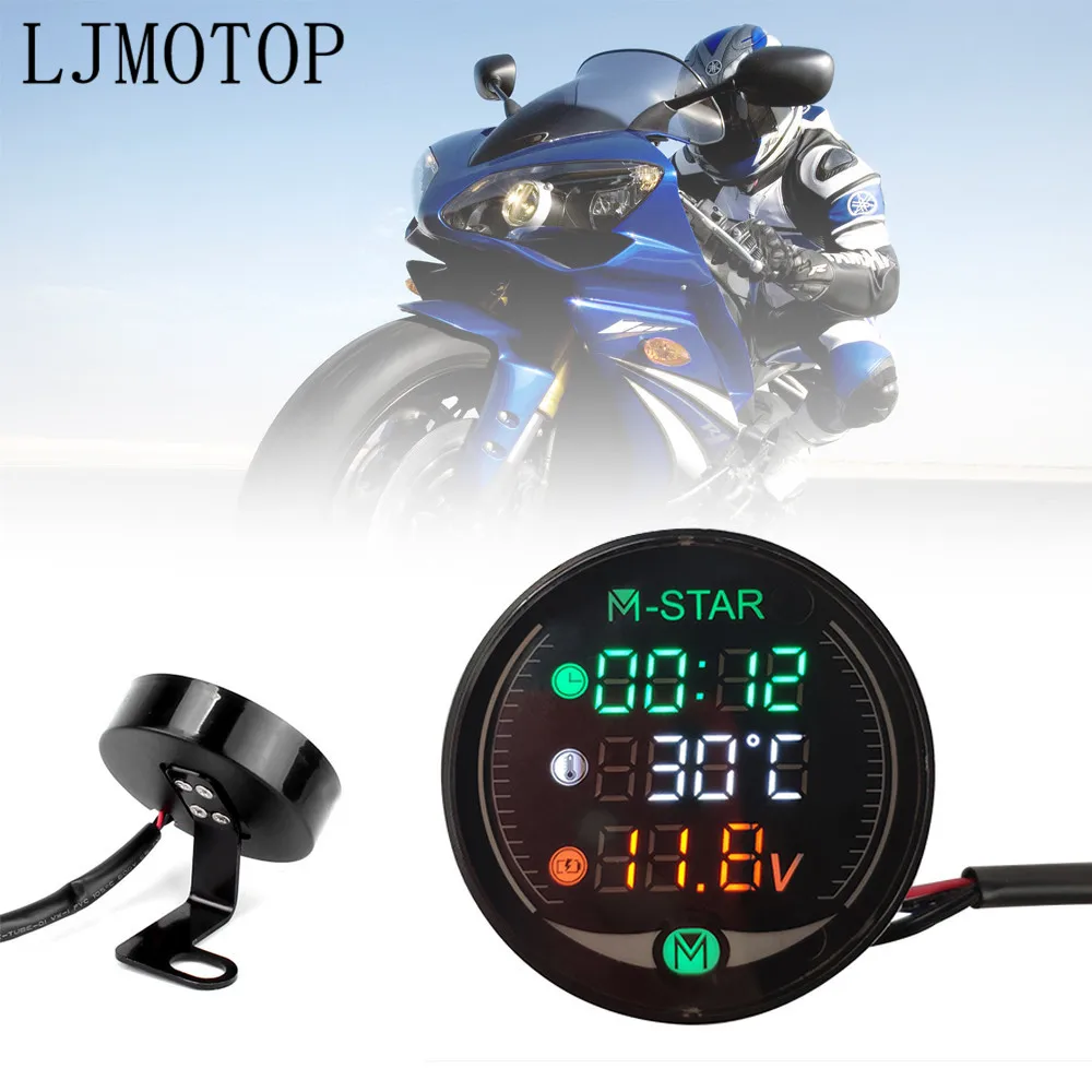 

Night Vision Motorcycle Meter Time Temperature Voltage Table For YAMAHA XJR1300 XT1200Z SUPER TENERE FJR 1300 XMAX 125 IRON MAX