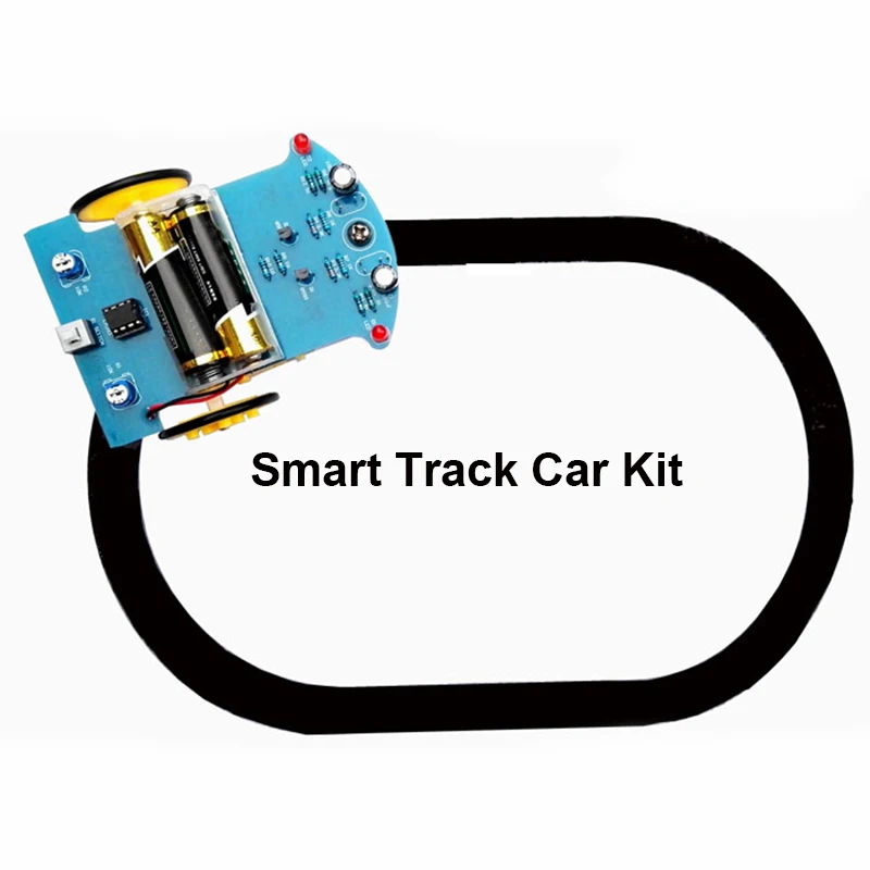 

Intelligent Tracking Smart Car Robot DIY Kits with TT Motor Wheel Electronic FKU66
