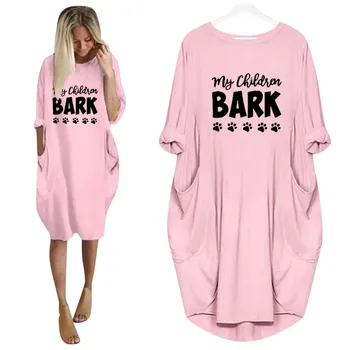 

Womens Jumper Ladies Oversized Baggy Long Sleeve Pocket Pullover DressDrop shipping supplier boy girl the man woman Sexy