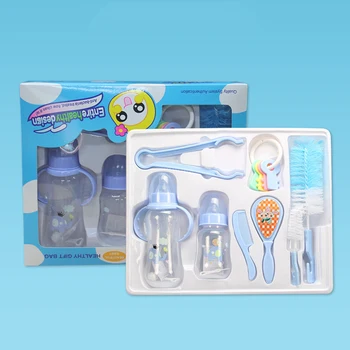 

8 in 1 Baby Nursing Feeding Bottle Set Newborn Milk Drink Cup Gift Set