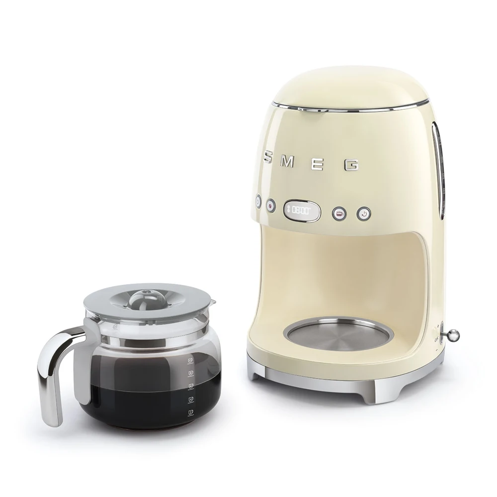 Drip coffee maker SMEG DCF02CREU cream 