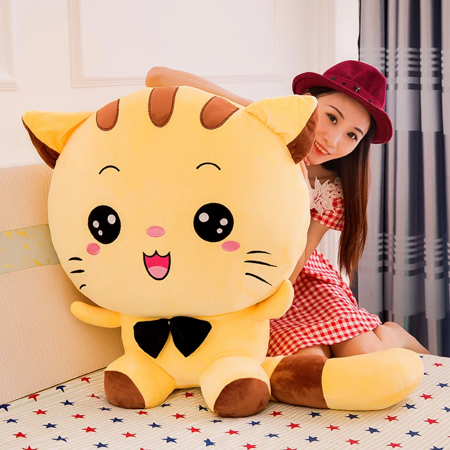 Giant Cat Plush Toys Soft Stuffed Animals Plush Pillow Cushion Stuf