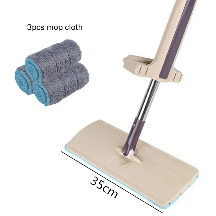 3 mop cloth 006 Плоская швабра, ручная стирка, ручка из нержавеющей стали, Швабра для отжима дома, офиса, инструмент для уборки, микрофибра, коврик для чистки кухонного пола - Цвет: 3 mop cloth 006