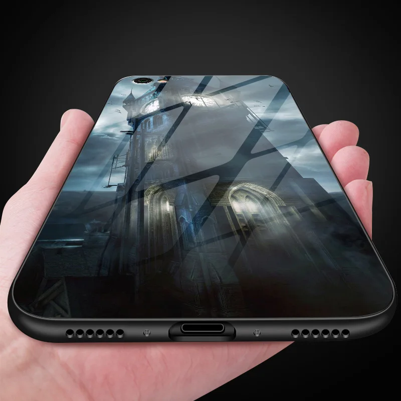 Модный чехол из закаленного стекла для Xiaomi 5X6X8 9 SE A1 A2 Lite для Redmi Note 6 7 4X 5A Pro Prime роскошный защитный чехол