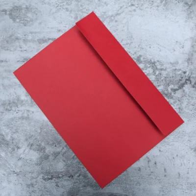 20 шт./лот, большой размер, 160 мм X 230 мм, бумажные конверты, сумки, Канцелярский набор, Подарочная открытка, шарф, конверты для хранения - Цвет: red 20pcs