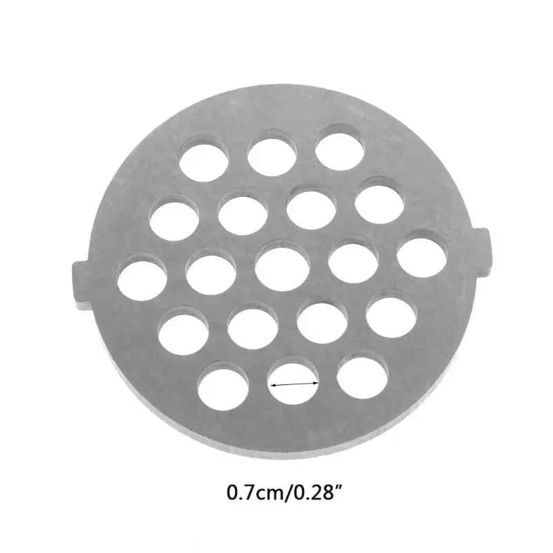 Meat Grinder Plate Net Knife Meat Grinder Parts stainless Steel Meat Hole Plate 3