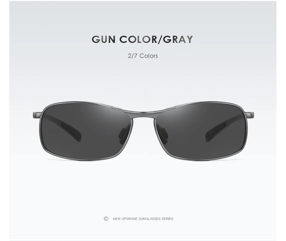 Мужские поляризационные солнцезащитные очки для спорта на открытом воздухе, мужские солнцезащитные очки с металлической оправой, маленькие линзы, солнцезащитные очки