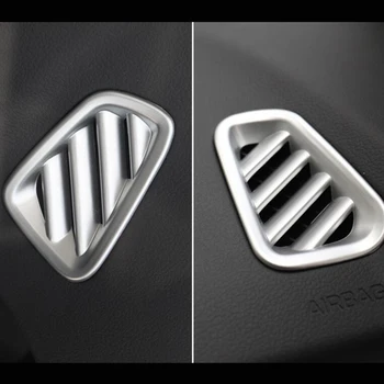 

ABS Matte/Carbon fibre For Hyundai Tucson 2019 Car front Small air outlet Decoration Cover Trim Car Styling Accessories 2pcs