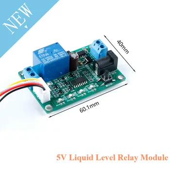 

DC 5V Water Level Liquid Relay Module Automatic Controller Liquid Sensor Switch Solenoid Valve Motor Pump Control Board
