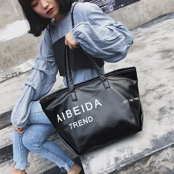 

Women pu Leather women Handbags Female Shoulder bag designer Luxury Lady Tote Large Capacity Zipper shoulder large clutch bag