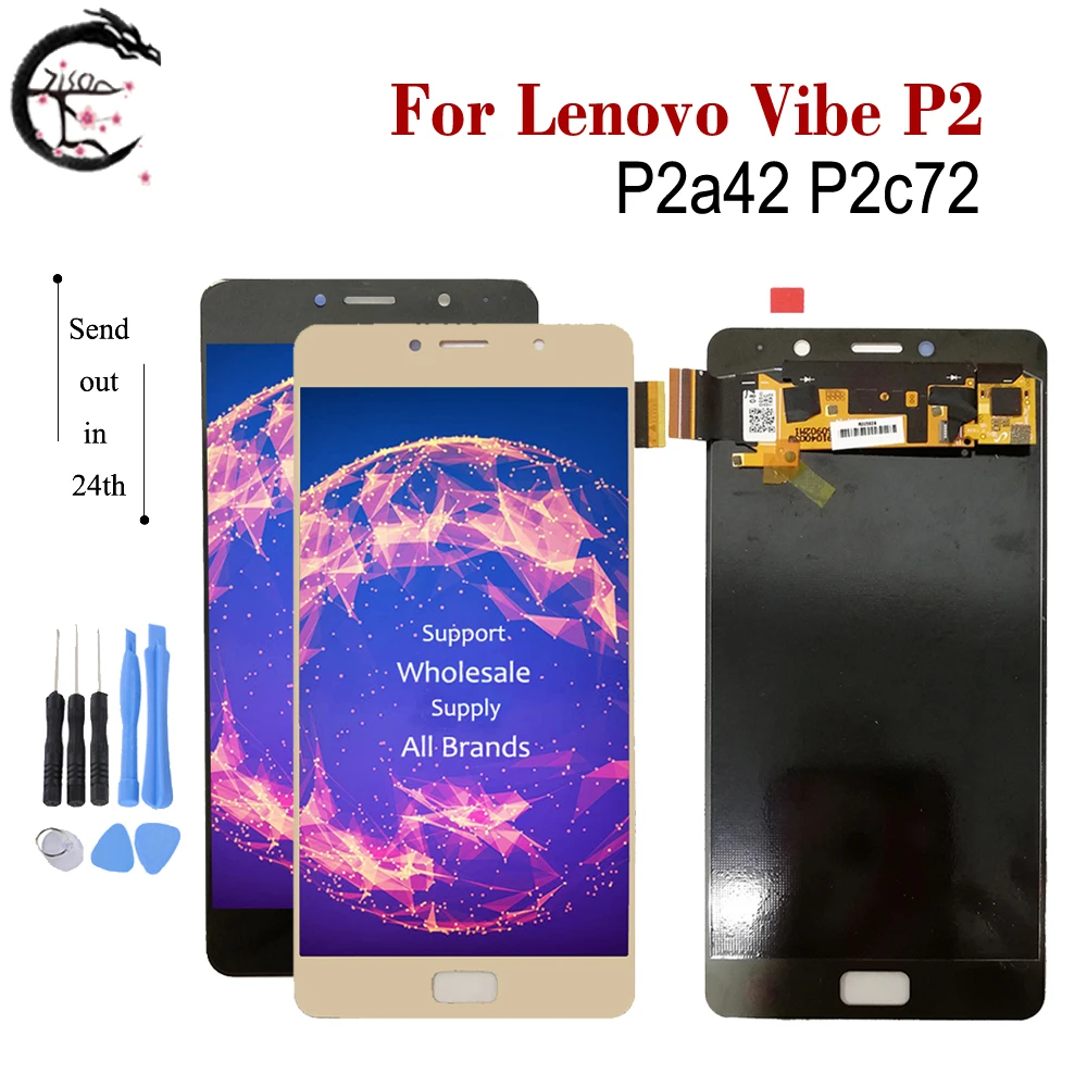 

5.5" LCD For Lenovo P2 P2a42 Display Screen Touch Sensor Digitizer Assembly for Lenovo Vibe P2 P2c72 Display LCD New Replacement