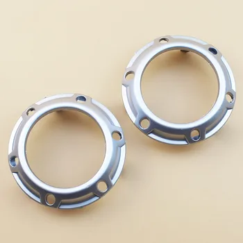 

LARBLL Car Syling Front Fog Light Lamp Silver Cover Frame 6400A739 For Mitsubishi Outlander 2007 2008 2009