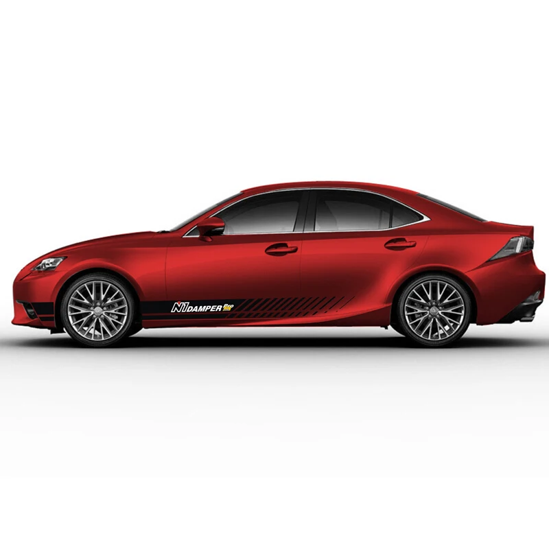 Red car Автомобильный Стайлинг, спортивный стикер для автомобиля Lexus IS200 250, автомобильные аксессуары и наклейки, авто стикер - Название цвета: Red car