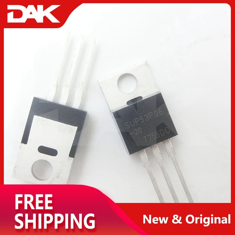 10 шт. SUP53P06-20-220 P-Channel 60-V (D-S) MOSFET IC чип | Обустройство дома