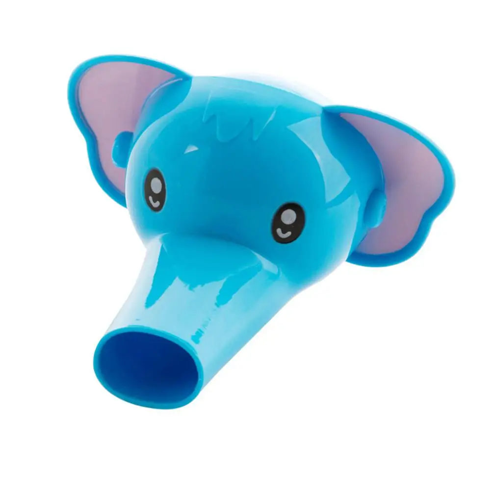 Blue elephant Kuulee кран удлинитель Детский милый мультфильм рисунок кран удлинитель для малыша ребенок Ручная стирка пластик мультфильм - Цвет: Blue elephant