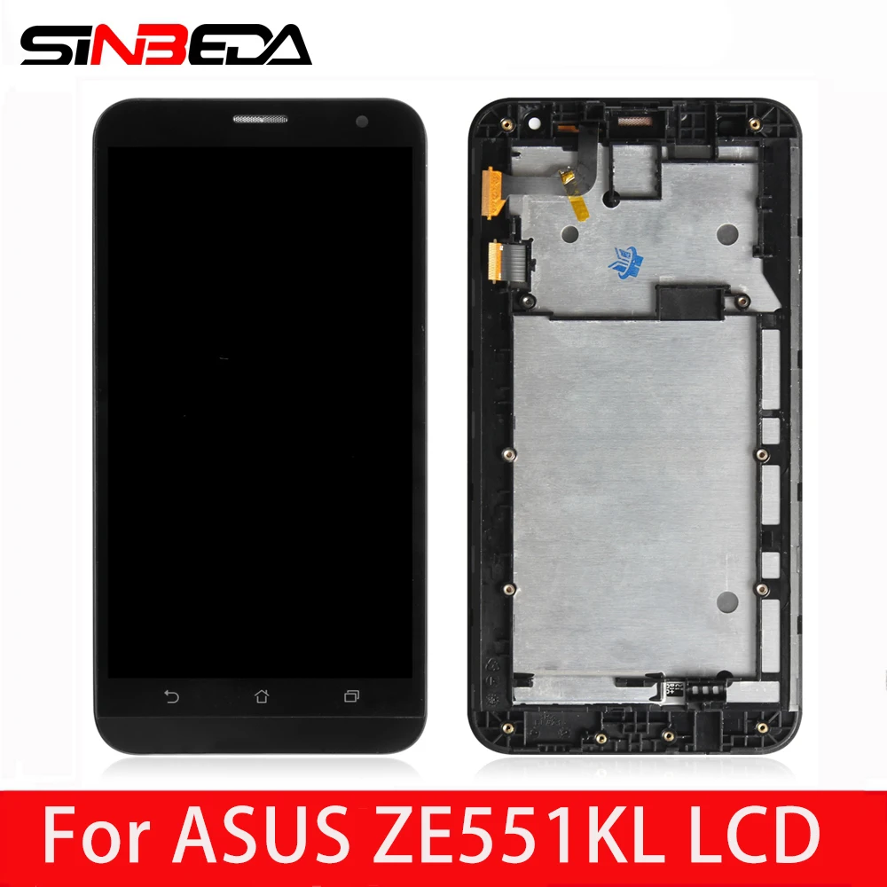 Оригинальный ЖК дисплей 5 дюйма для ASUS ZenFone 2 Laser ZE551KL дигитайзер сенсорного экрана