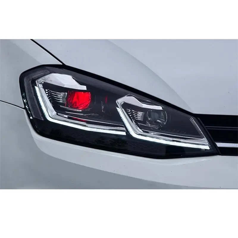 Led Para Авто дневные ходовые Боковые указатели поворота освещение автомобиля фары Задние фары 14 15 16 17 для Volkswagen Golf 7
