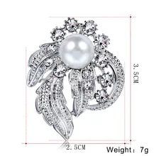 Стиль Универсальный корейский стиль посеребренный корсаж стиль деликатный воротник небольшая брошь на воротник