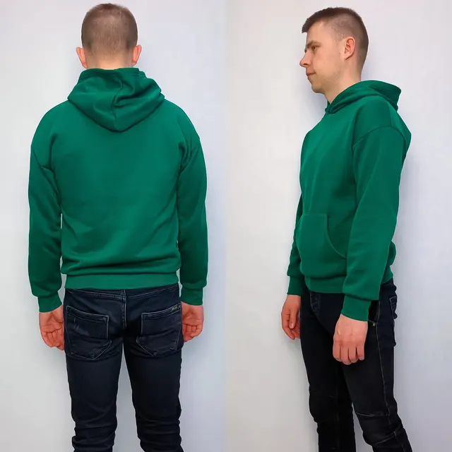 남녀공용 후드 스웻셔츠, 캐주얼한 스타일링, 봄과 가을