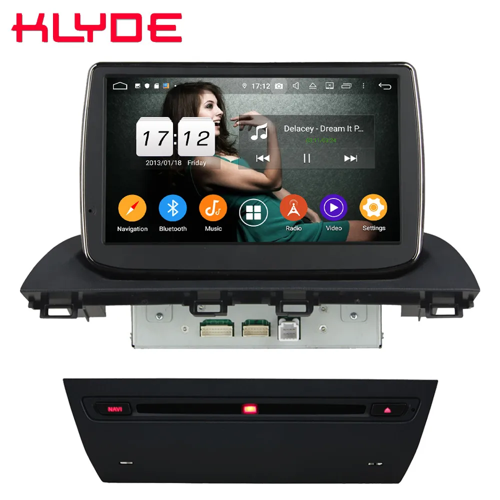 Klyde " ips 4G wifi Android 9,0 Восьмиядерный 4 Гб ОЗУ 64 Гб ПЗУ DSP BT автомобильный DVD мультимедийный плеер стерео для Mazda 3 Axela