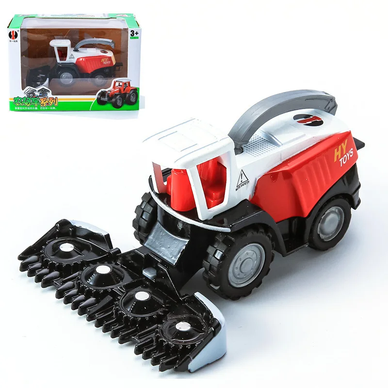 

Huayi 1: 30 Alloy Metal Car Crops Reaping Machine Car Model Silent Light CHILDREN'S Toy N30-2 Boxed