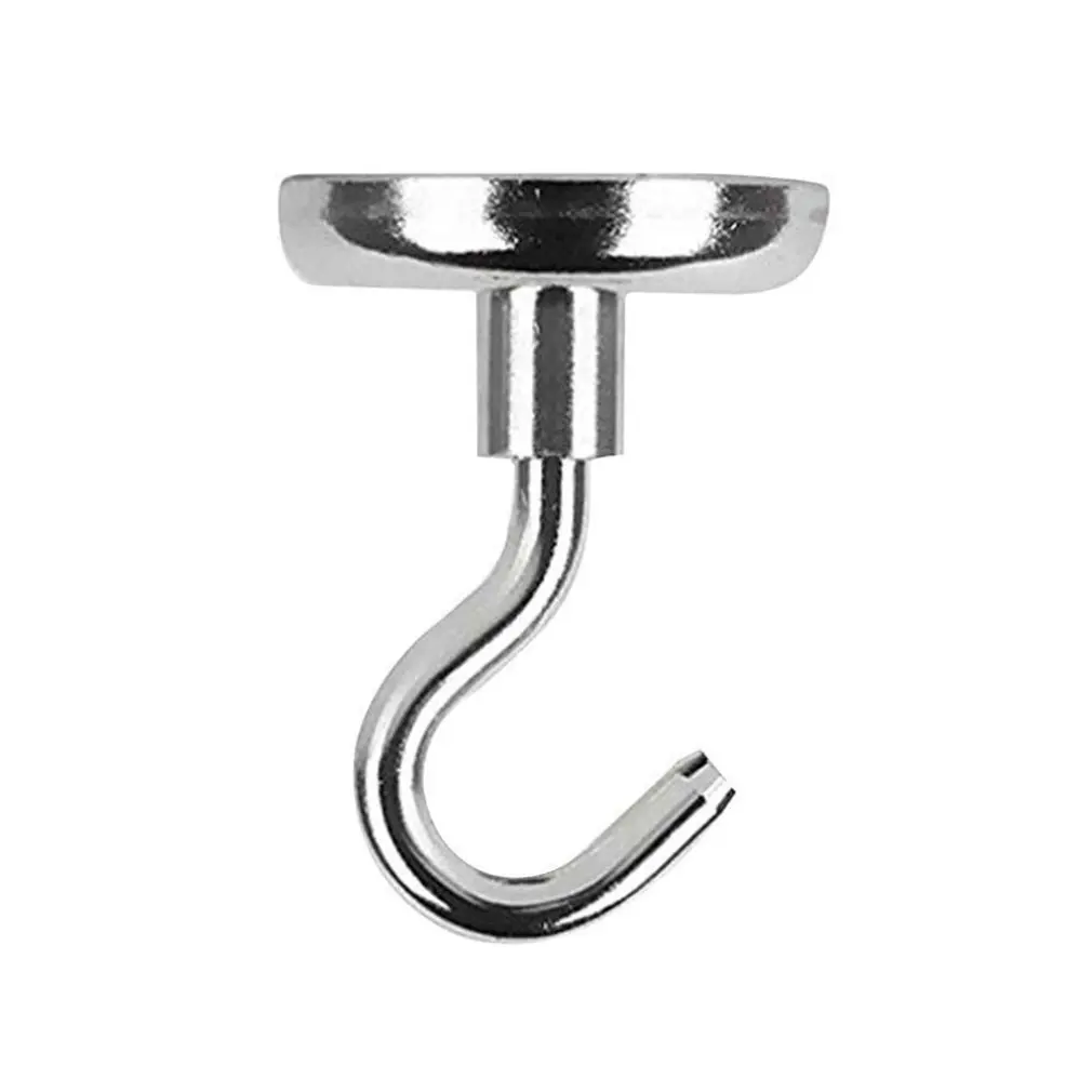 

Pack of 12 Magnetic Hooks Super Magnetic Strong Hook Magnet Suction Mini Convenient NdFeB Material 16mm Hook