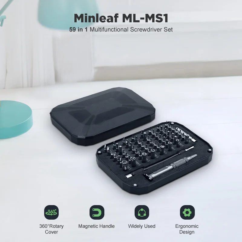 DANIU ML-MS1 59 в 1 Набор Магнитных отверток DIY Многофункциональный мобильный телефон бытовой прецизионный отвертка инструмент для ремонта