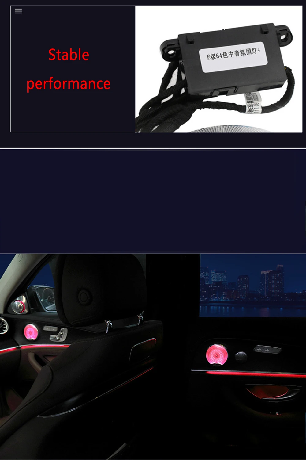 4 шт./компл. светодиодный аудио звуковой динамик крышка для Mercedes Benz E Class W213- накладка чехол эмблема крышка