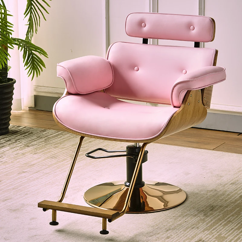Sedia Chaise Barbeiro Stoelen парикмахер Sedie beauty Barbero мебель для ногтевого салона Barbearia Silla магазин Cadeira парикмахерское кресло - Цвет: 3
