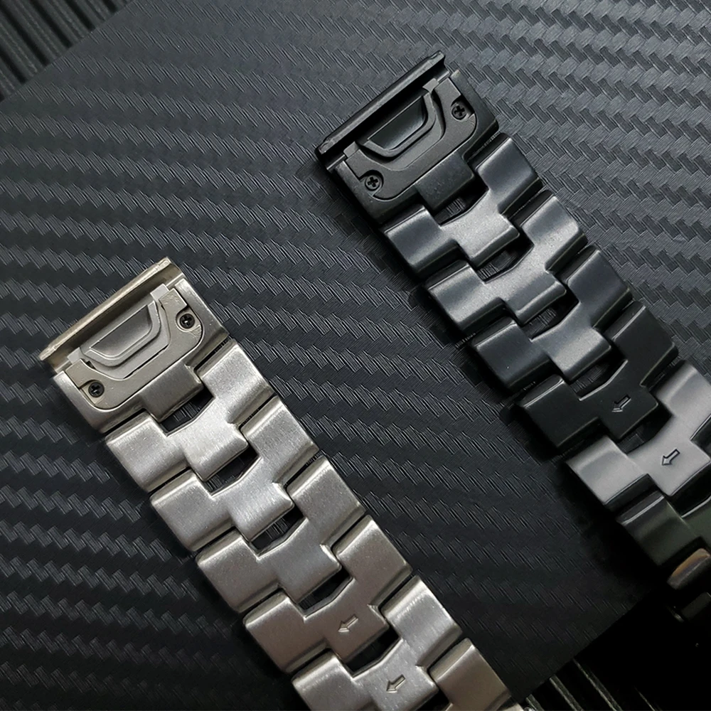 Quick Fit Titanium alloy + Stainless steel Watchband For Garmin Fenix 7X 7/6 6x Pro 5x plus Strap Band MARQ/Enduro Belt Bracelet 6