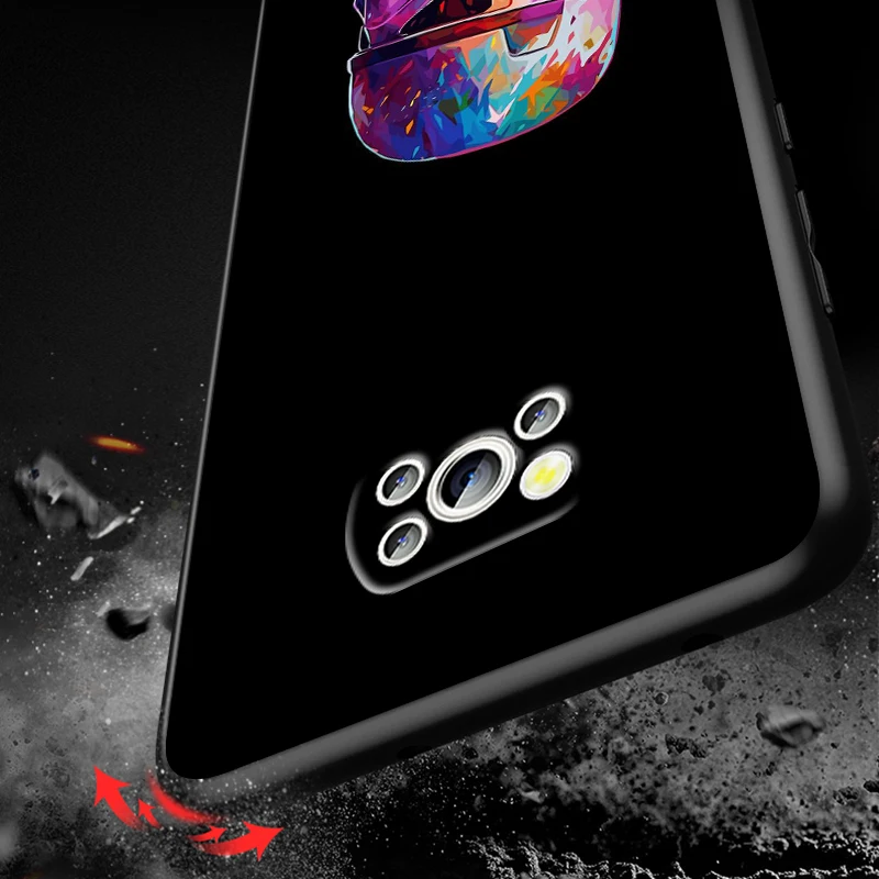 Star Wars Color Robot For Xiaomi Civi Poco X3 NFC X2 M3 M2 F2 F3 Pro C3 F1 A2 Lite Mix3 Play Soft Black Phone Case