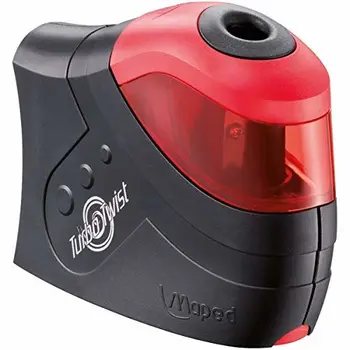 

ELECTRIC potloodslijper op batterijen "TURBO TWIST" - in ophangdoos