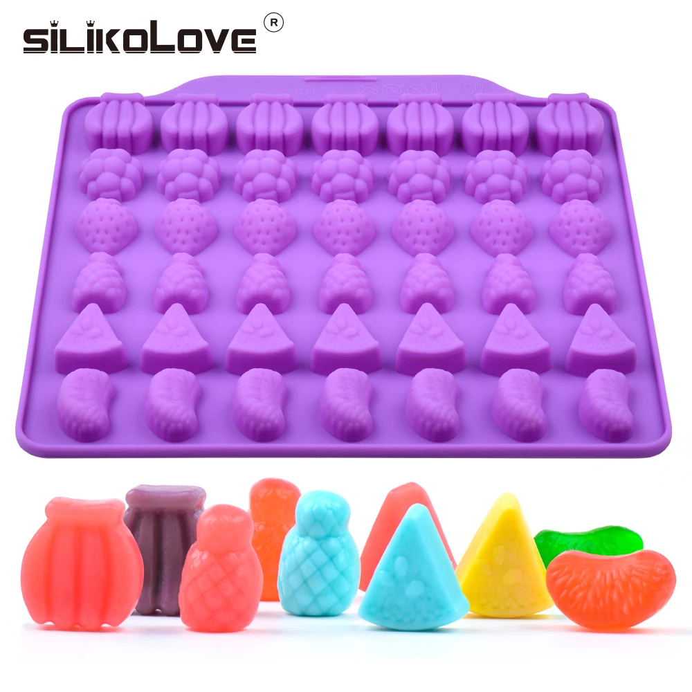 SILIKOLOVE фрукты мышь силиконовые формы для торта шоколадный пудинг желе лоток конфеты украшения силиконовая форма для выпечки инструменты для выпечки