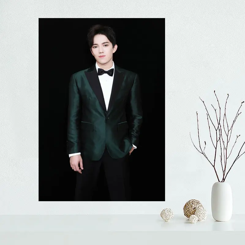 На заказ Dimash плакаты и принты настенные картины для спальни современный художественный плакат домашний Настенный декор шелковая ткань без рамы