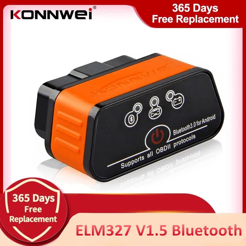 KONNWEI ELM327 OBD2 Scanner Tool Car Icar2 Bluetooth 3.0 ELM 327 V1.5 Diagnostic OBD 2 OBDII | Автомобили и мотоциклы