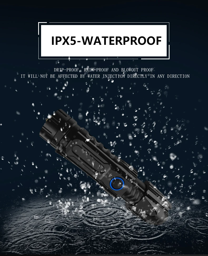 Самый мощный ful XHP90.2 тактический фонарик Высокая мощность водонепроницаемый