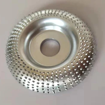 

HCS Wood Grinding Wheel 74x16mm High Carbon Steel Angle Grinder Disc Woodworking Carving Sanding Tool