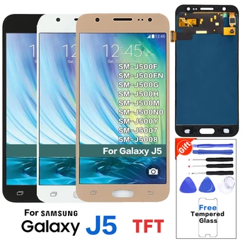 

AAA For Samsung GALAXY J5 J500 J500F J500FN J500M J500H 2015 LCD Display With Touch Screen Digitizer Assembly Free shipping