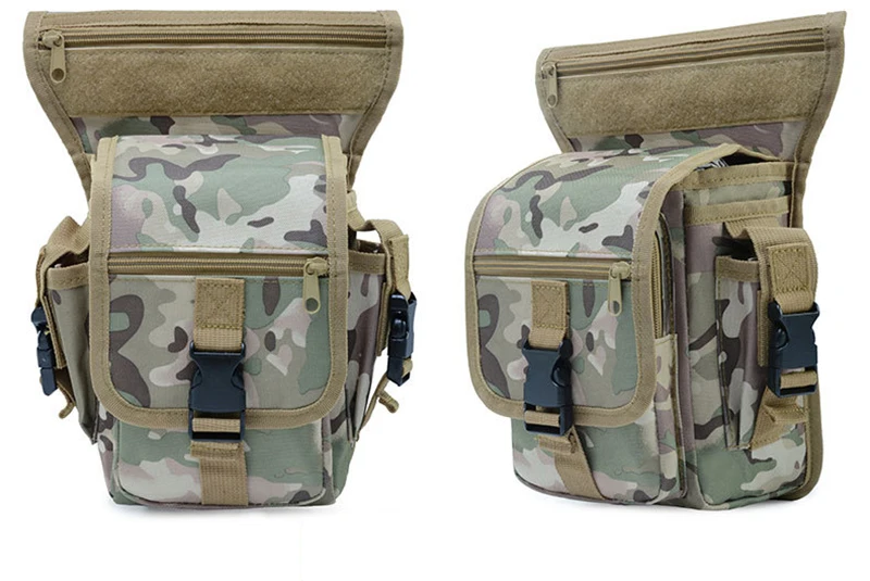 Molle, сумка для ног, военная, 1000D, нейлоновая, водонепроницаемая, мужская, тактическая, поясная сумка, для ног, для путешествий, для походов, охоты, кемпинга, велоспорта