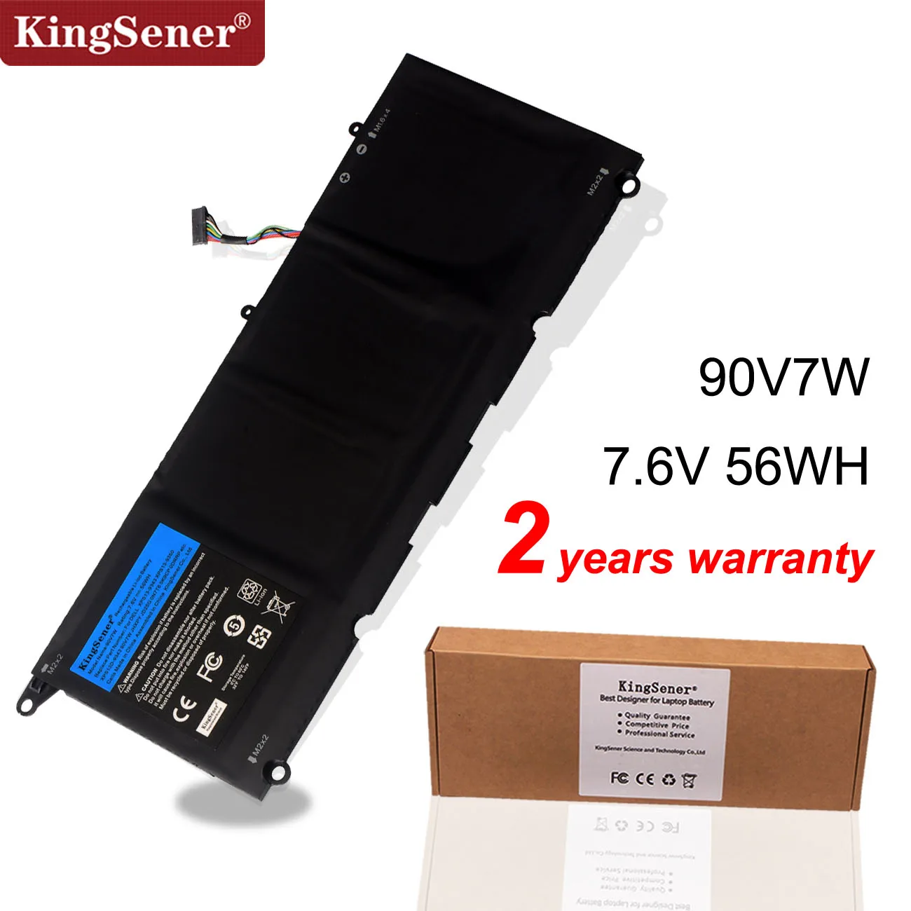 Baratos KingSener 90V7W JHXPY JD25G 090V7W batería del ordenador portátil para Dell XPS 13 9343 XPS13 9350 13D 9343 P54G 0N7T6 5K9CP RWT1R 0DRRP 56WH