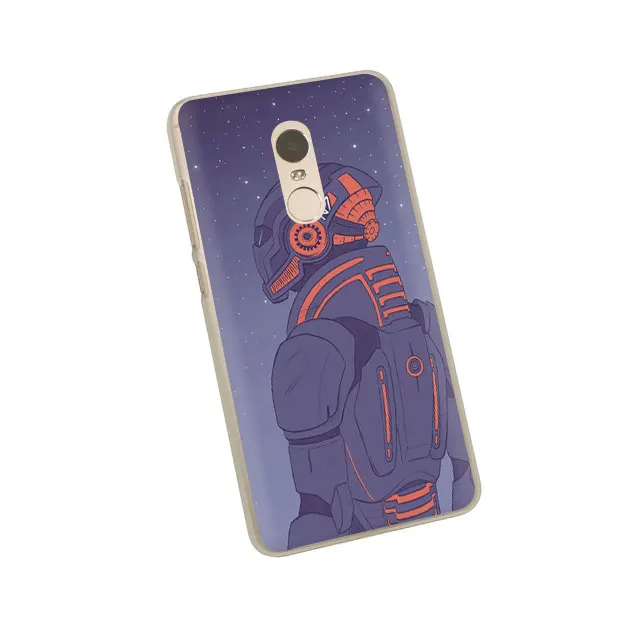 EWAU Mass Effect N7 жесткий чехол для телефона для Xiaomi Redmi Note 4 4X5 6 7 8 pro 5A Prime
