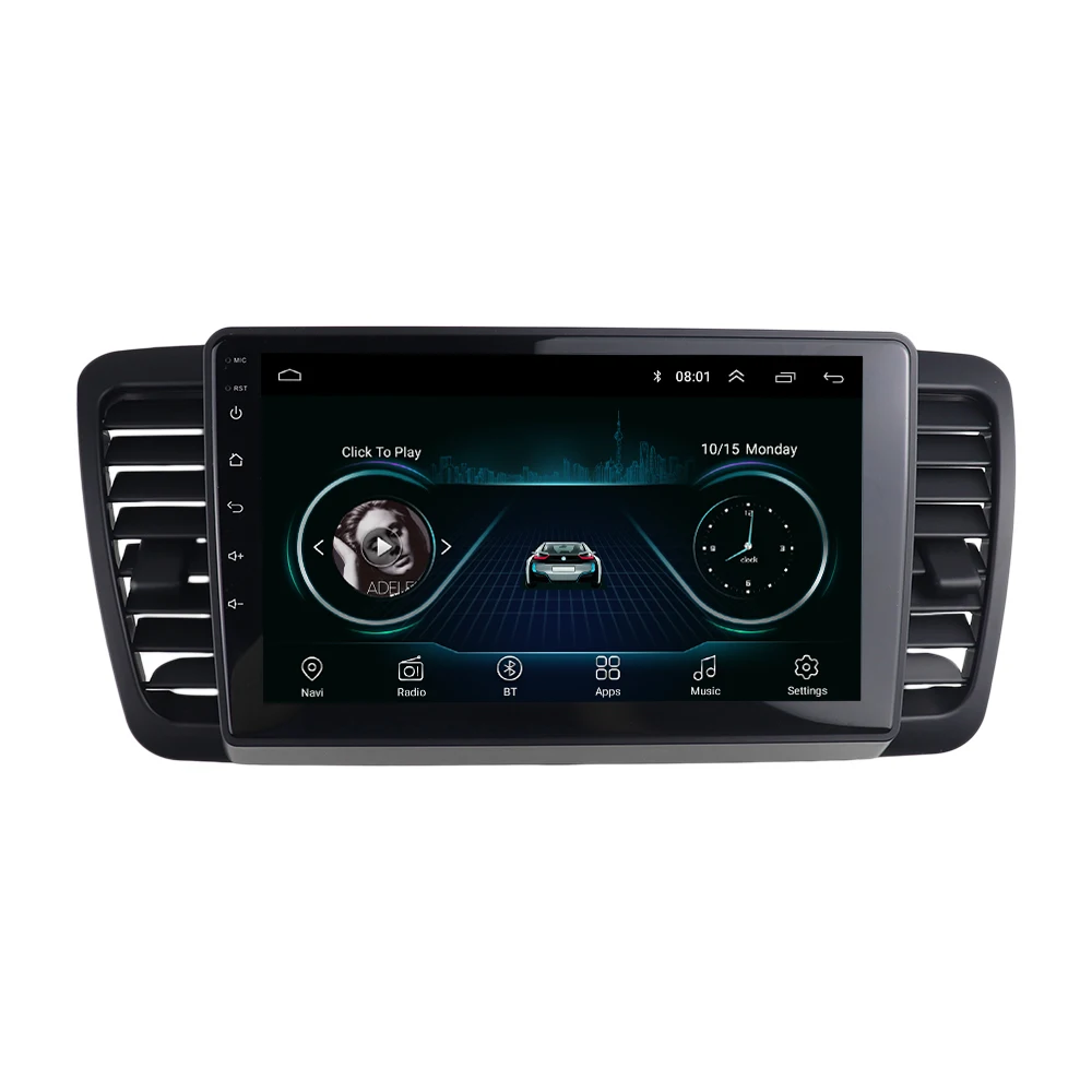 9 polegada rádio fascia para subaru legacy outback 2004-2009 traço instalar surround montagem guarnição kit android player quadro painel estéreo