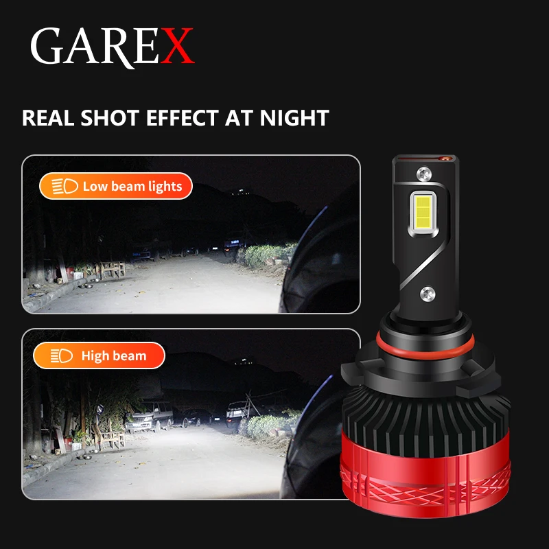 2PCS 9006 LED Headlight Bulb 55w 6800lm Auto Lamp H1H4 H7 H8 H9 H11 9005 9012 Halogen Conversion Plug and Play